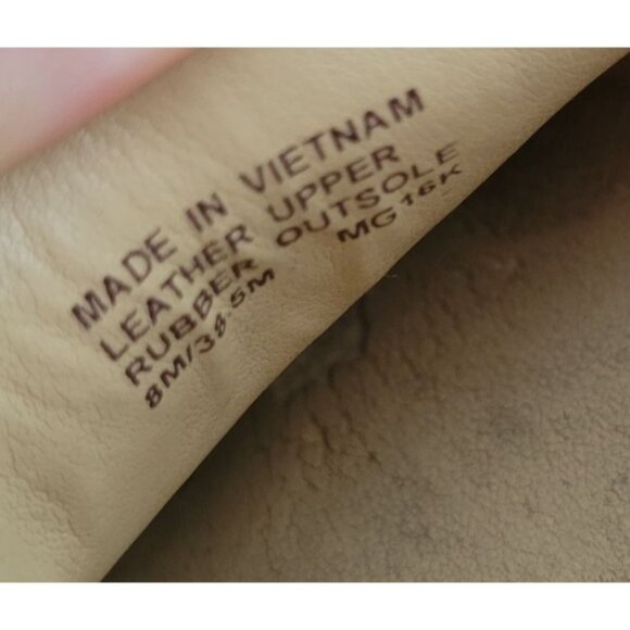 Michael Kors 8M Black Leather Loafers With Silver MK Logo Accent - Picture 6 of 11